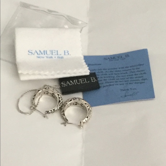 SAMUEL B STERLING HOOPS - Picture 6 of 7